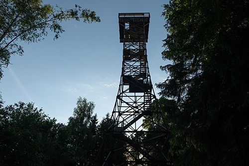 Abends über den Stäälibuck