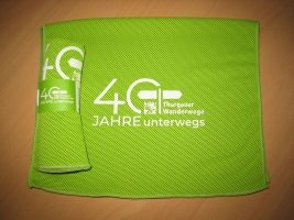 Kühlhandtuch mit  Jubiläums-Logo